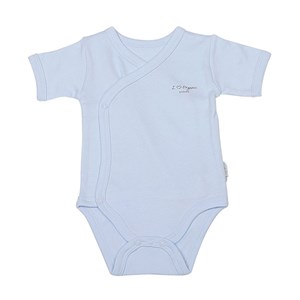 Kiti Kate S77145 Organik Kısa Kollu Bebek Body Mavi