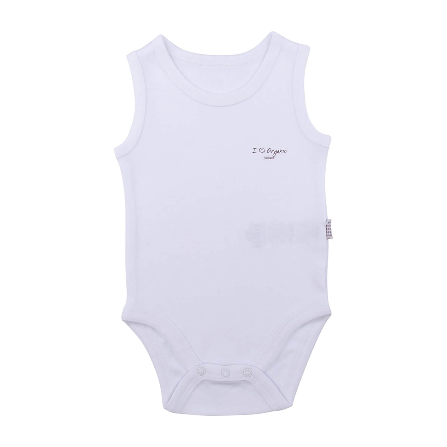 Kiti Kate S77466 Organik Bebek Body Beyaz