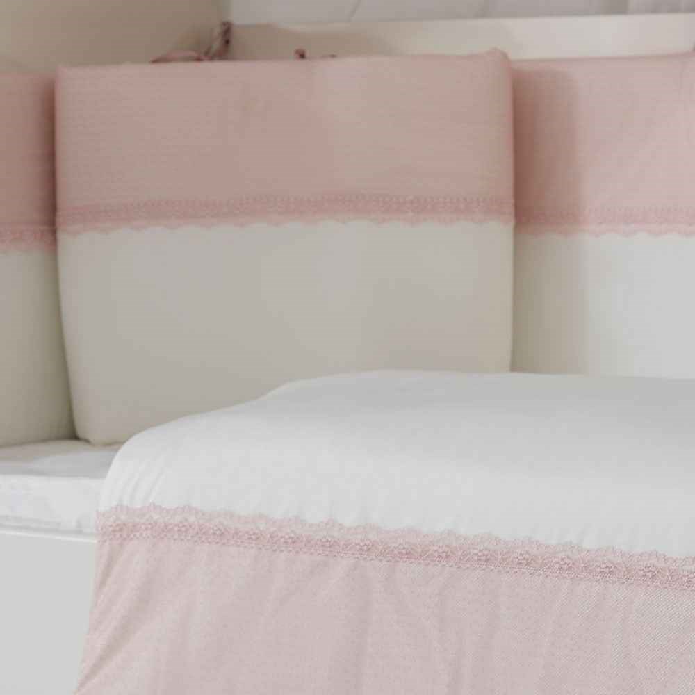 Mini Baby Eco Bebek Uyku Seti 10 Parça 60x120 cm Pembe