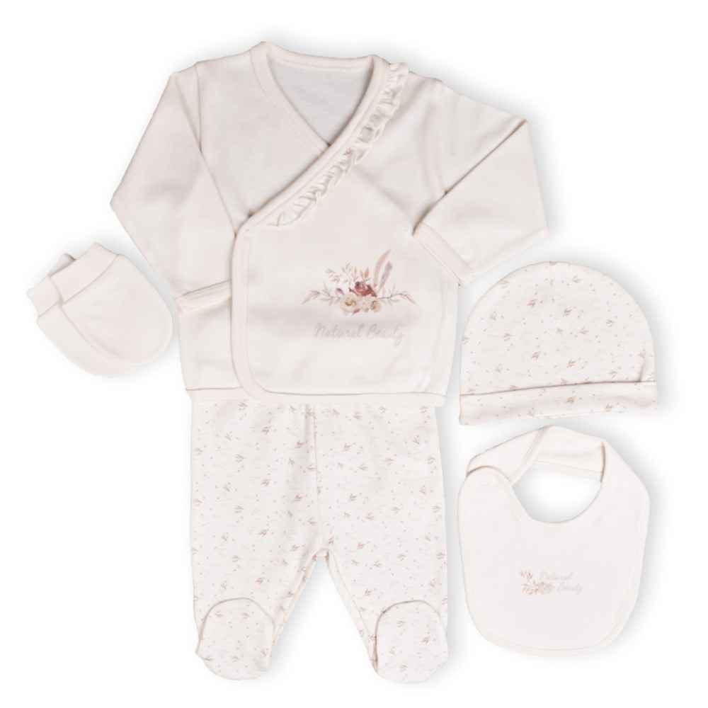 Baby Center S35087 Elegant Hastane Çıkışı 5li Set Krem
