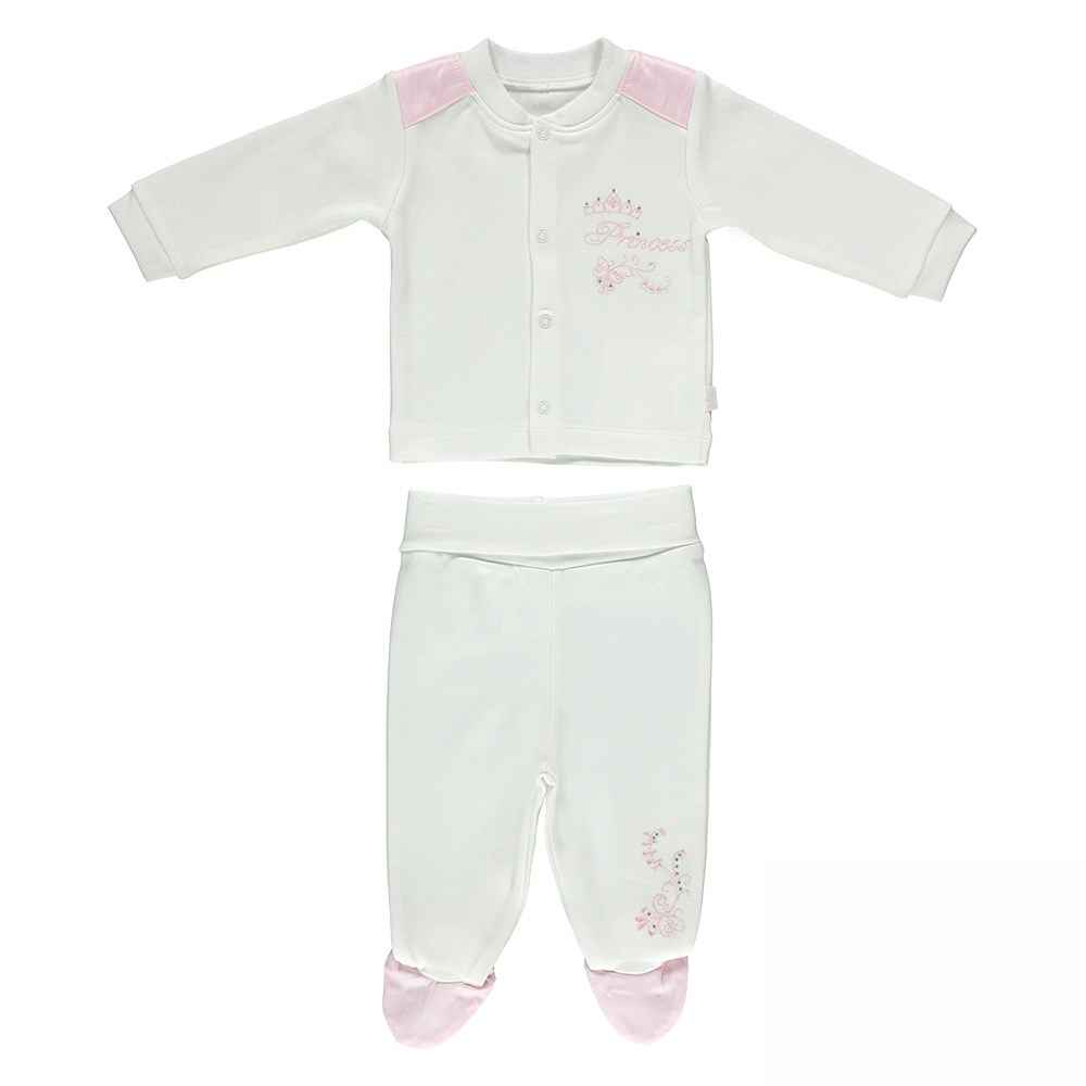 Bebetto F961 Penye Bebek Pijama Takımı Pembe