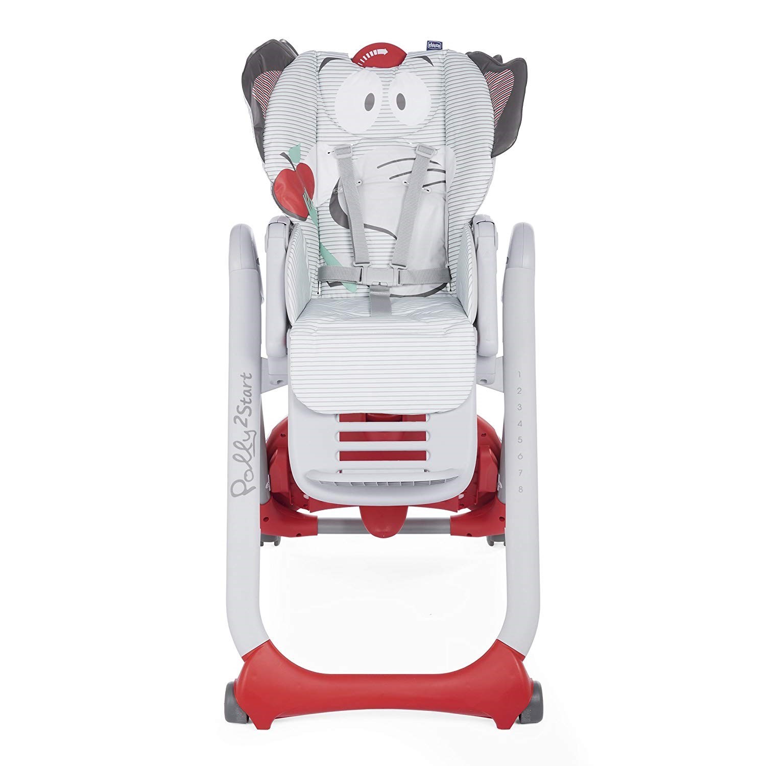 Chicco Polly 2 Start Bebek Mama Sandalyesi Kırmızı