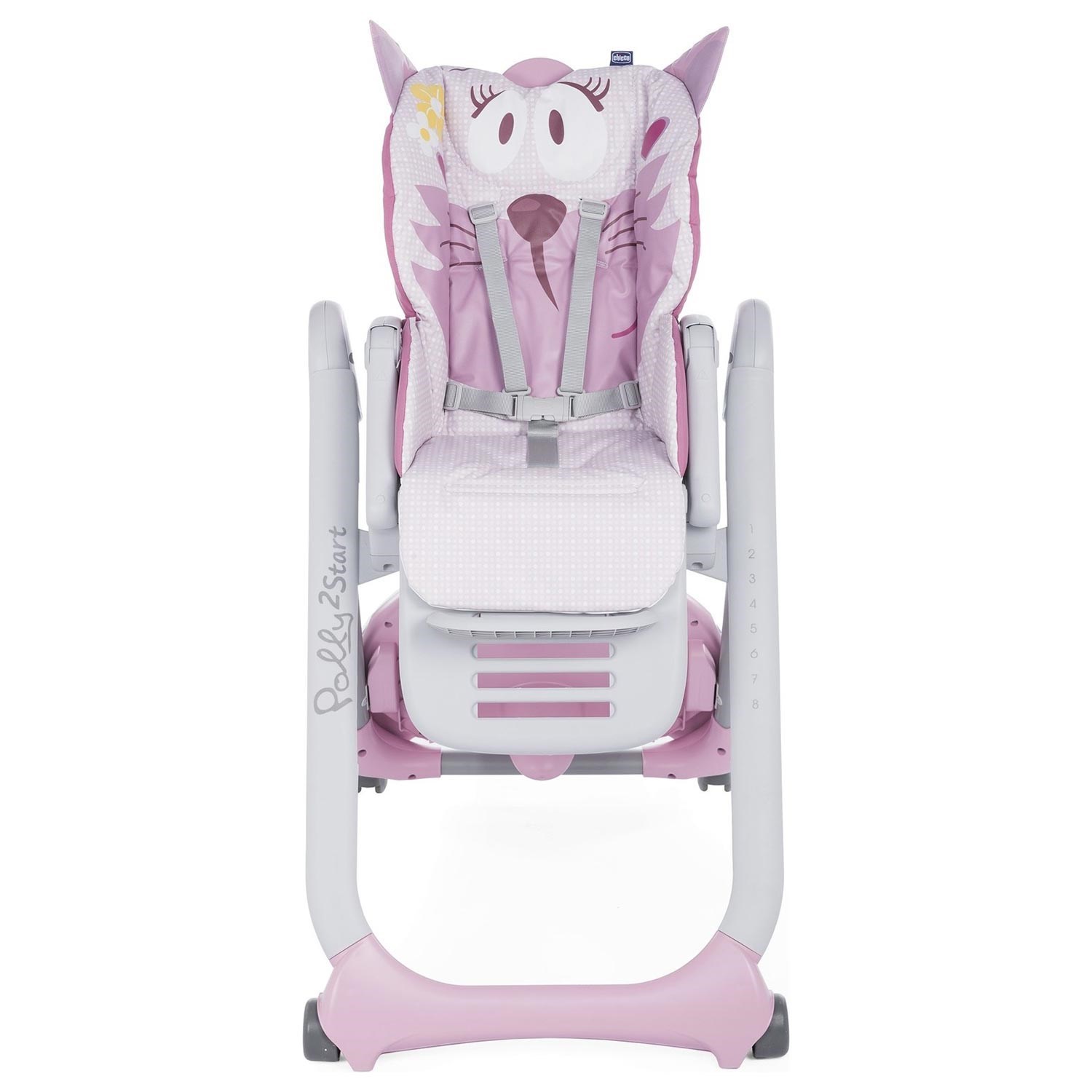 Chicco Polly 2 Start Bebek Mama Sandalyesi Pembe