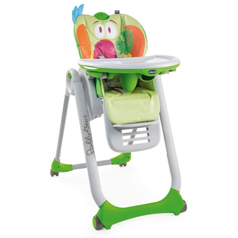 Chicco Polly 2 Start Bebek Mama Sandalyesi Yeşil