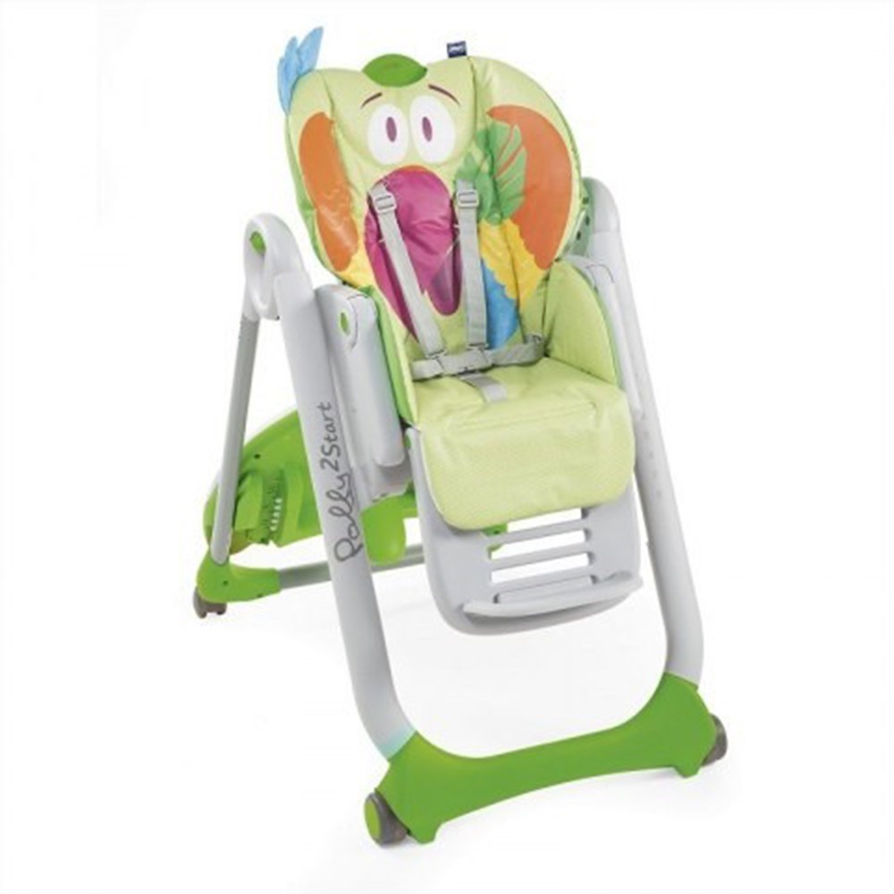 Chicco Polly 2 Start Bebek Mama Sandalyesi Yeşil