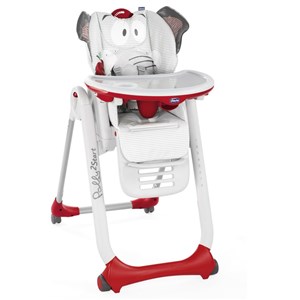 Chicco Polly 2 Start Bebek Mama Sandalyesi Kırmızı