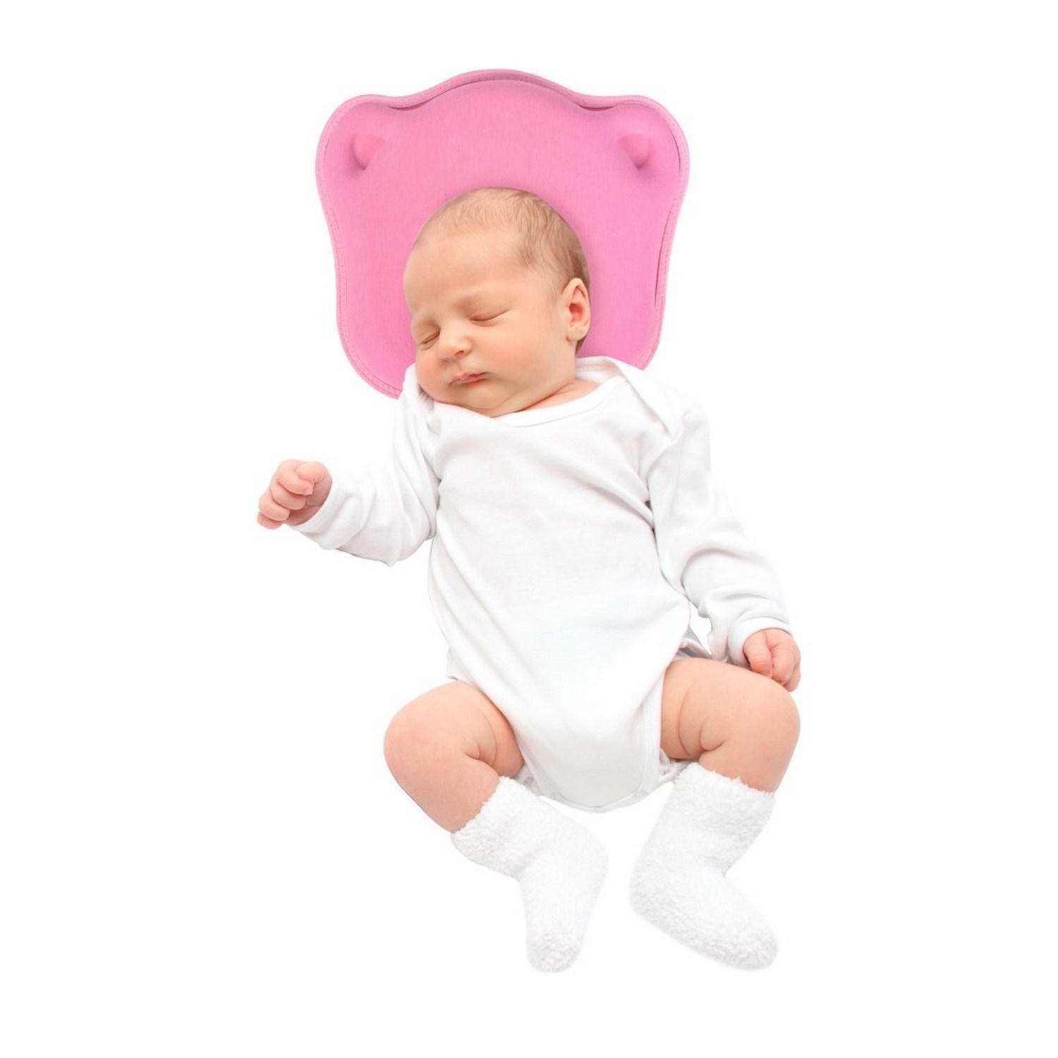 Sevi Bebe 155 Bebek Kafa Şekillendirici Yastık Pembe