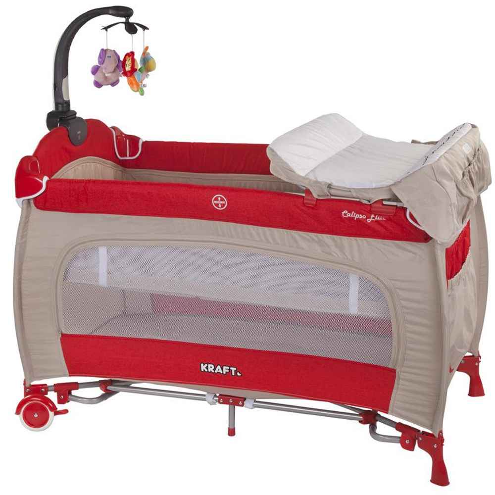 Kraft Calipso Elite Oyun Parkı 70x120 Cm Kırmızı Fiyatı İlke Bebe