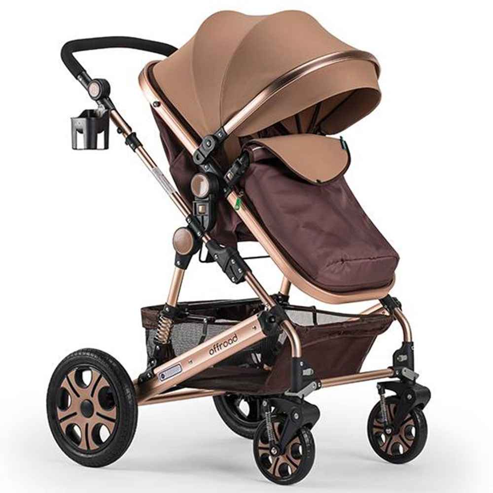 Elele Offroad Travel Bebek Arabası Kahverengi