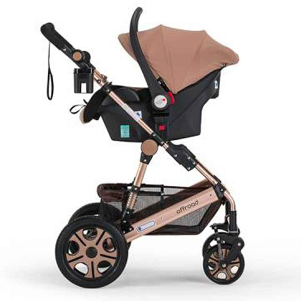 Elele Offroad Travel Bebek Arabası Kahverengi