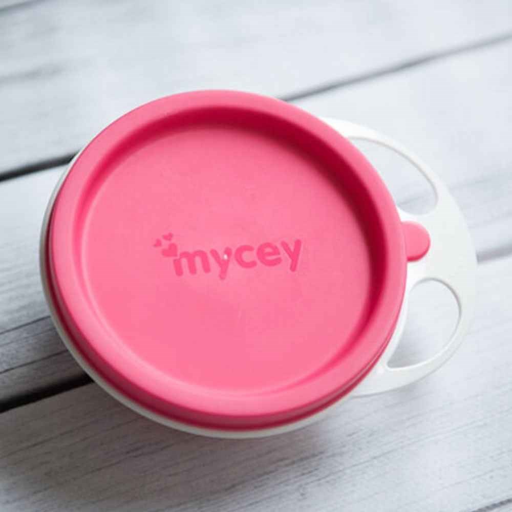 Mycey Kapaklı Mama Tabağı Pembe