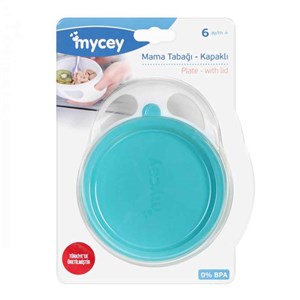 Mycey Kapaklı Mama Tabağı Yeşil