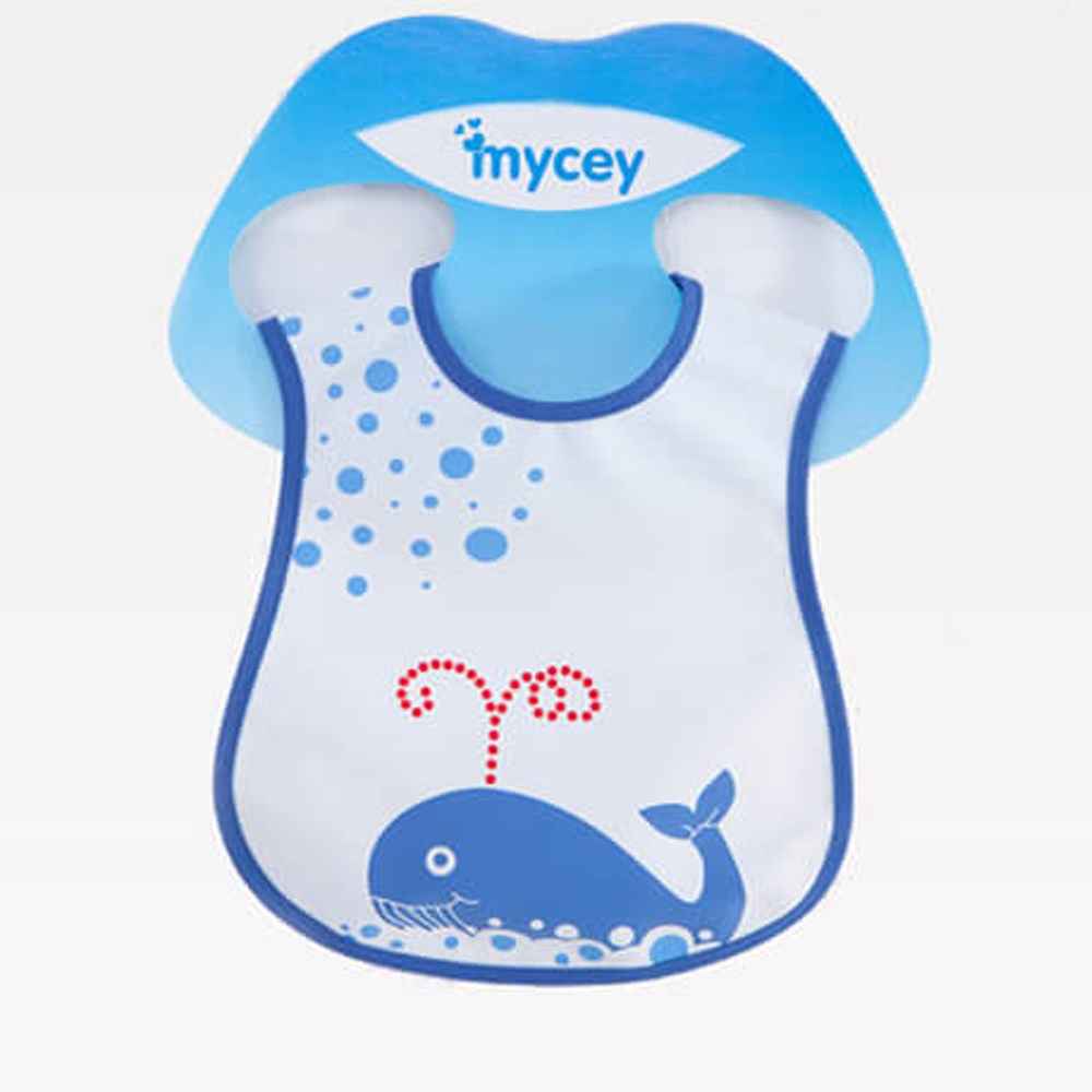 Mycey Leke Tutmaz Bebek Mama Önlüğü Saks