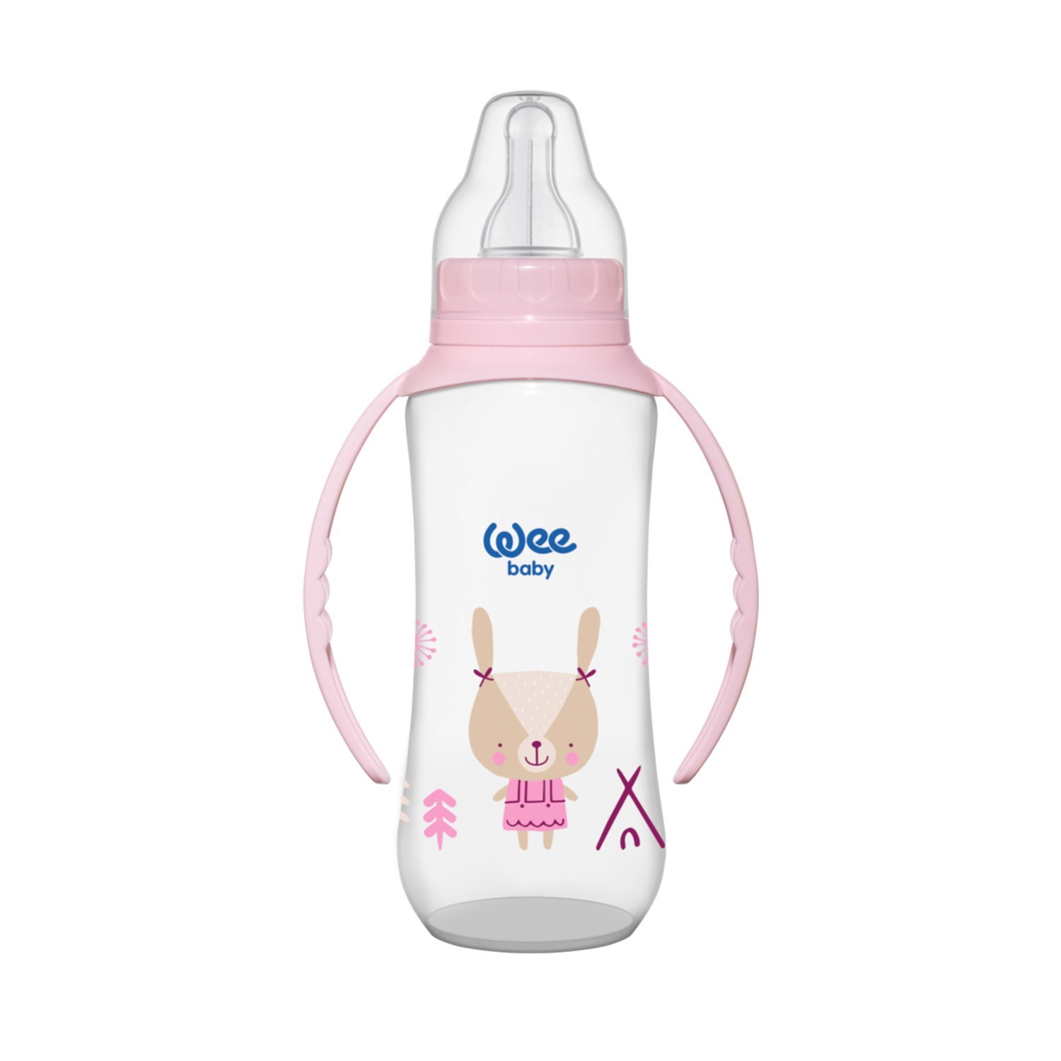 Wee Baby Kulplu PP Biberon 270 ml Pudra