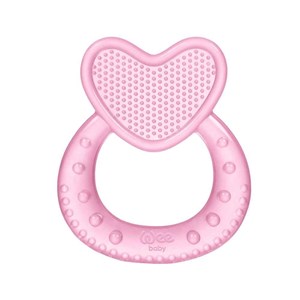 Wee Baby Kalpli Silikon Diş Kaşıyıcı Pembe