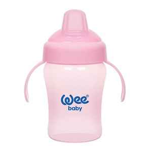 Wee Baby 775 Akıtmaz Kulplu Bardak 240 ml Pembe