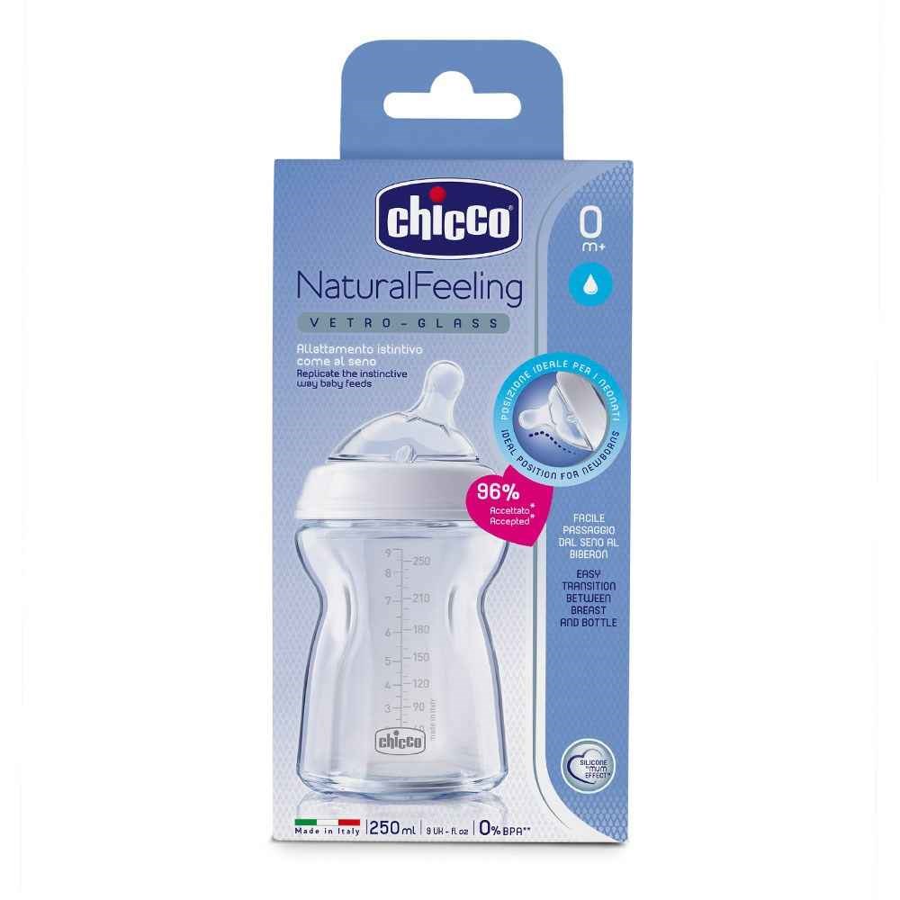 Chicco Natural Feeling Cam Biberon 250 Ml 0 Ay+ 