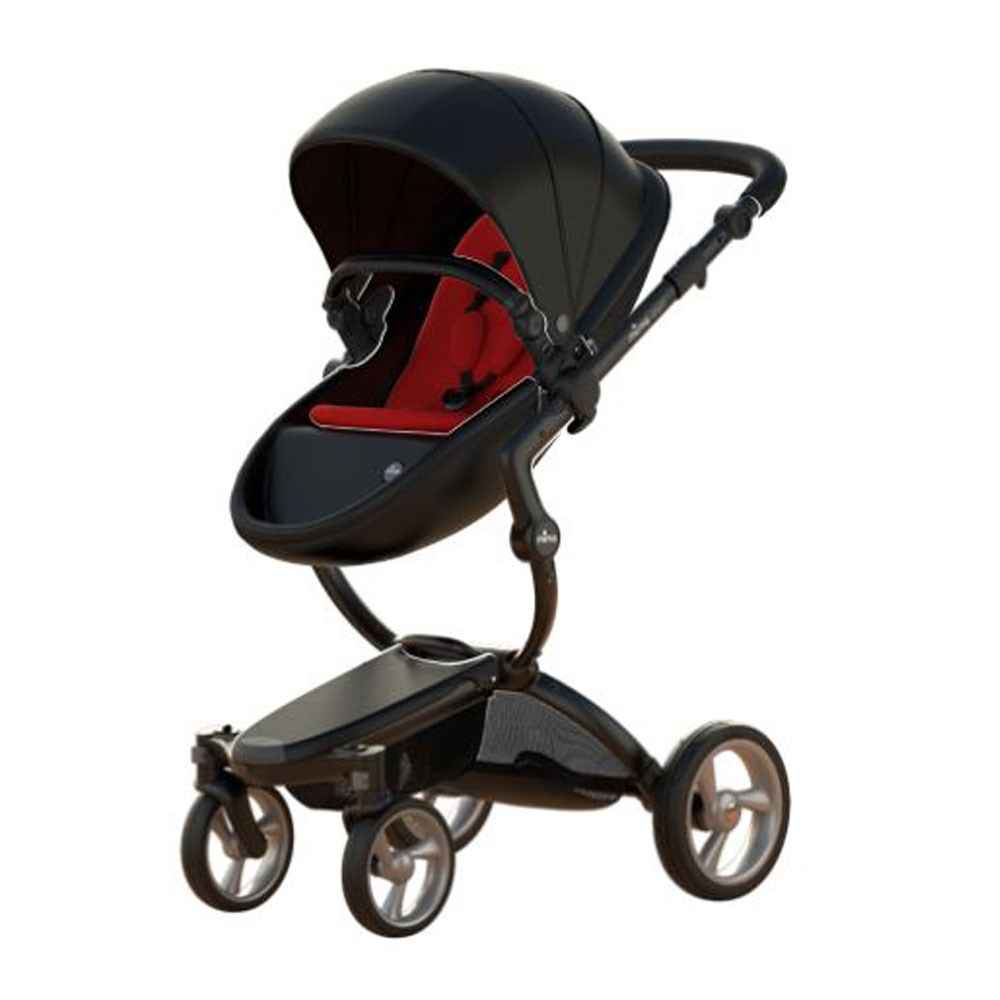 Mima Xari İkili Sistem Portbebeli Bebek Arabası Ruby Red