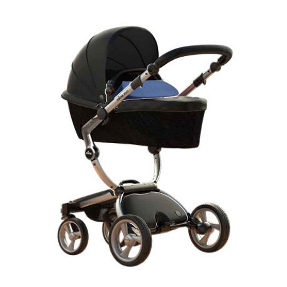 Mima Xari İkili Sistem Portbebeli Bebek Arabası Denim Blue