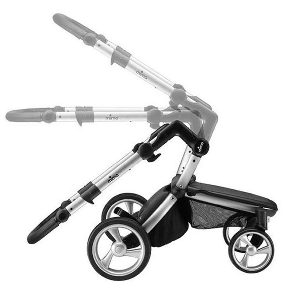 Mima Xari İkili Sistem Portbebeli Bebek Arabası Denim Blue