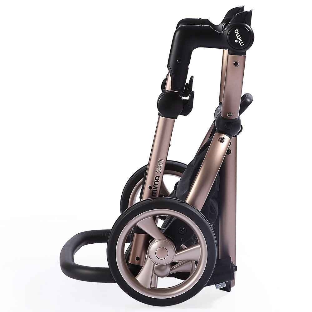 Mima Xari İkili Sistem Portbebeli Bebek Arabası Denim Blue