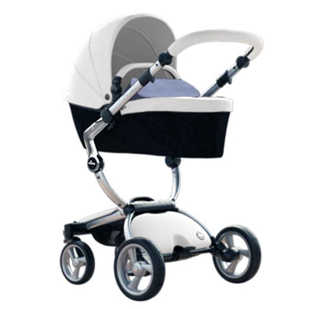 Mima Xari İkili Sistem Portbebeli Bebek Arabası Pixel Blue