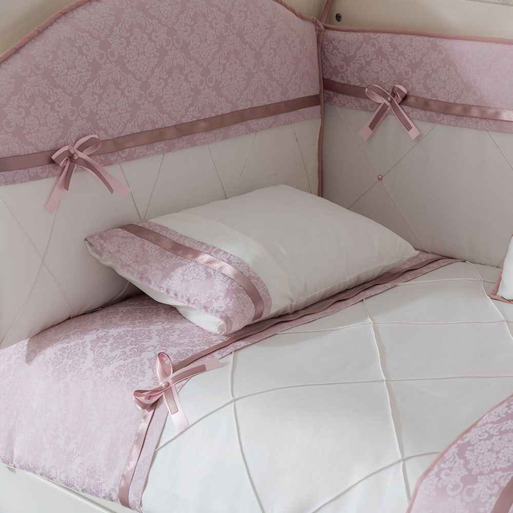 Mini Baby Queen Bebek Uyku Seti 10 Parça 80x130 cm Pembe