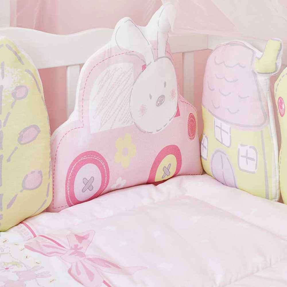 Aybi baby Trendy Anne Yanı Beşik Tekstili 10 Parça Pembe