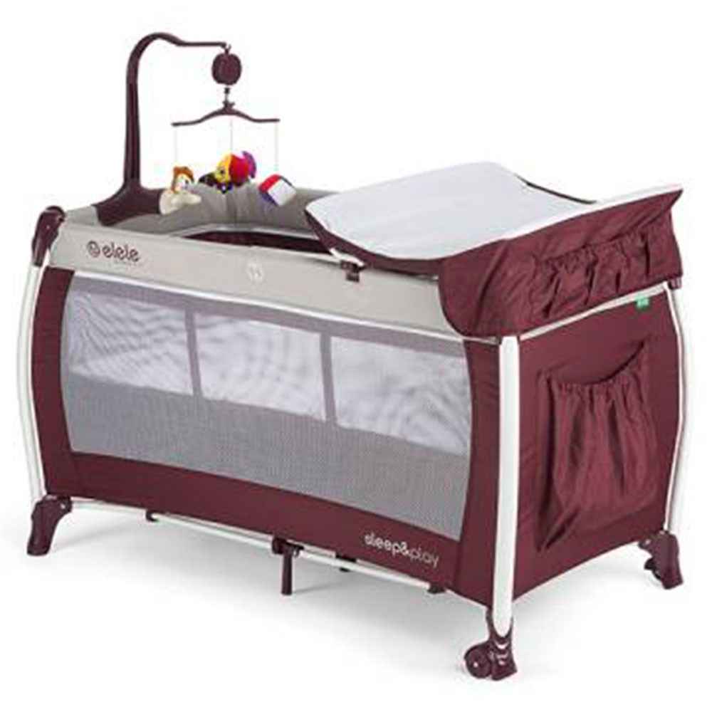 Elele Sleep&amp;Play Dream Oyun Parkı 70x110 Bordo Fiyatı İlke Bebe