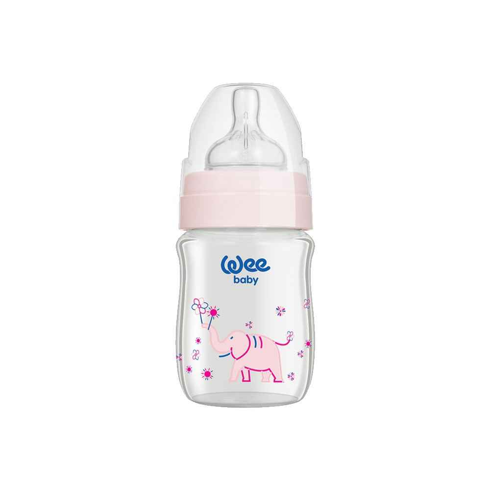 Wee Baby 139 Klasik Plus Cam Biberon 120ml Pembe