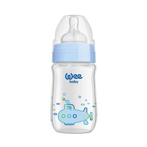 Wee Baby 140 Klasik Plus Cam Biberon 180ml Mavi