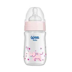 Wee Baby 140 Klasik Plus Cam Biberon 180ml Pembe