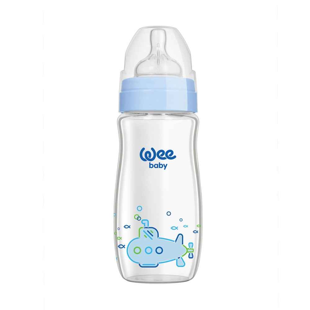 Wee Baby 141 Klasik Plus Cam Biberon 280ml Mavi