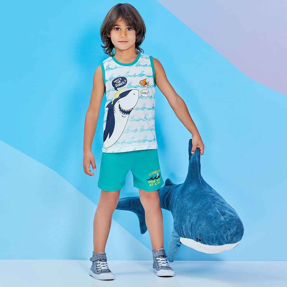 Roly Poly RP1218 Şortlu Çocuk Takımı Mavi