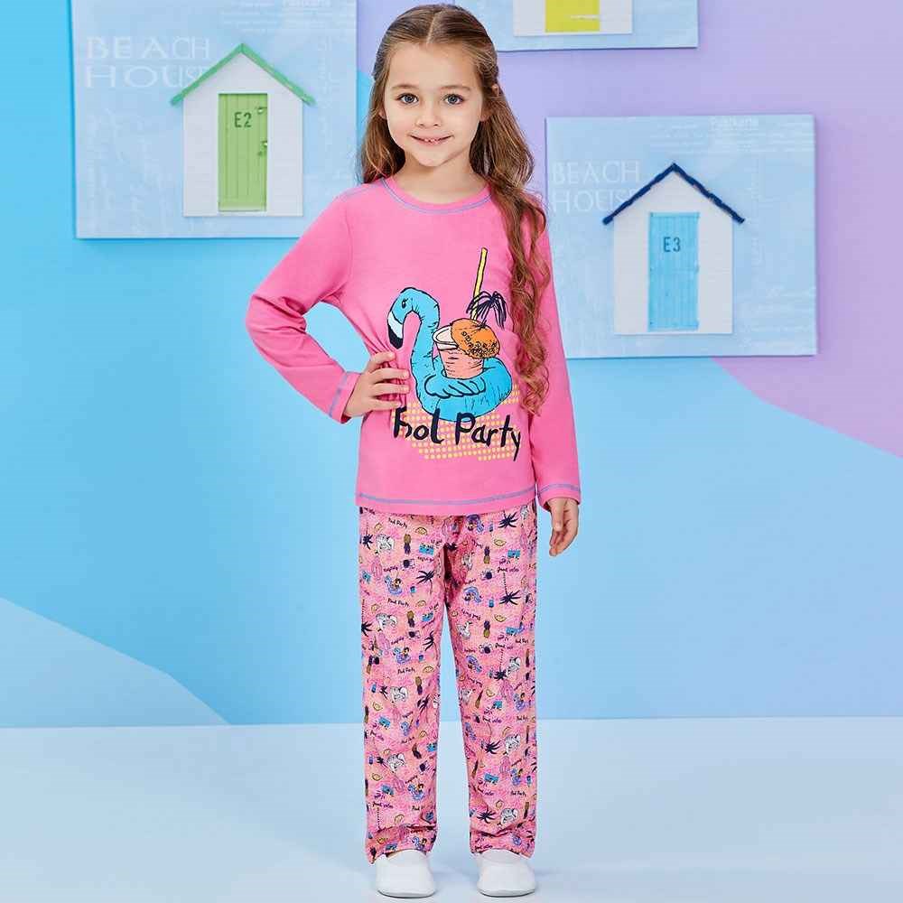 Roly Poly RP1250 Çocuk Pijama Takımı Pembe