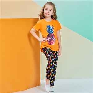 Roly Poly RP1253 Çocuk Pijama Takımı Turuncu