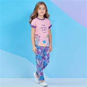 Roly Poly RP1254 Çocuk Pijama Takımı Pembe