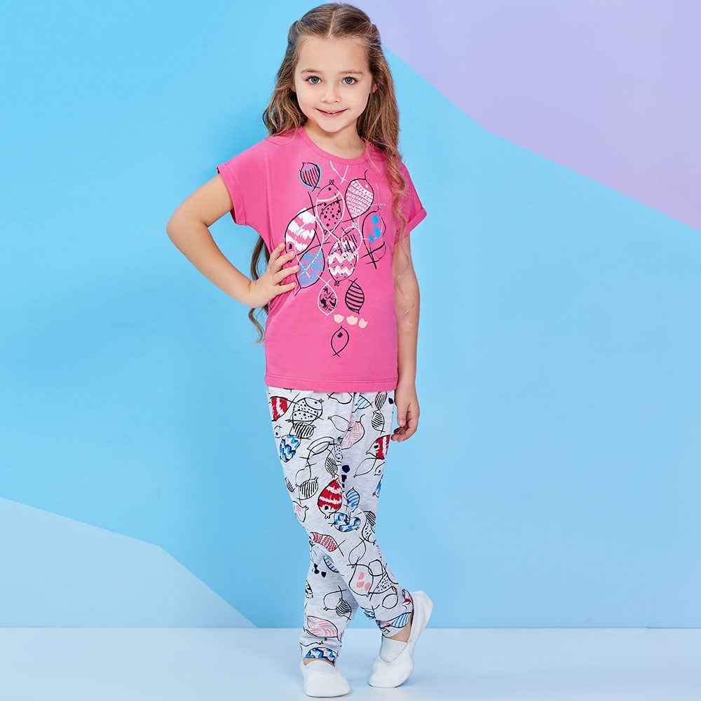Roly Poly RP1255 Çocuk Pijama Takımı Fuşya