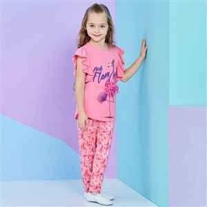 Roly Poly RP1257 Çocuk Pijama Takımı Pembe