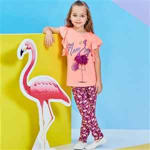 Roly Poly RP1257 Çocuk Pijama Takımı Turuncu