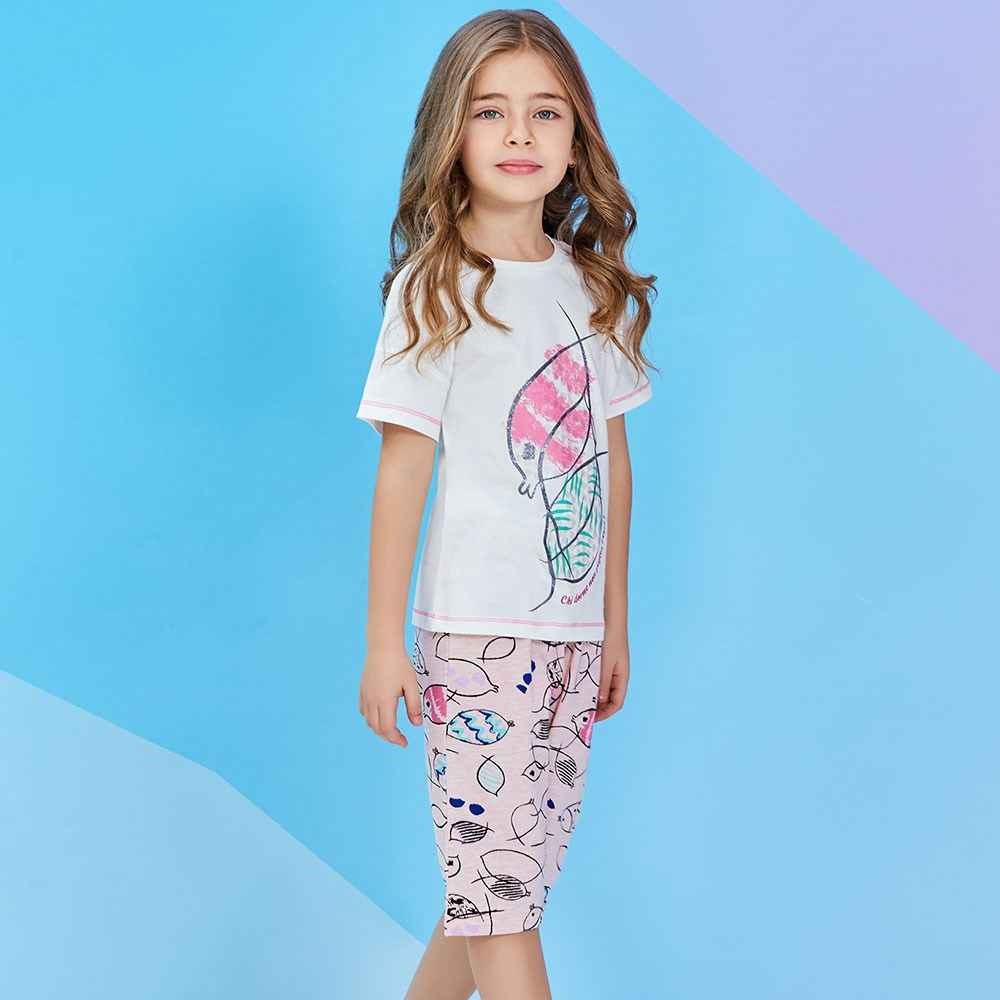 Roly Poly RP1265 Çocuk Kapri Takımı Krem
