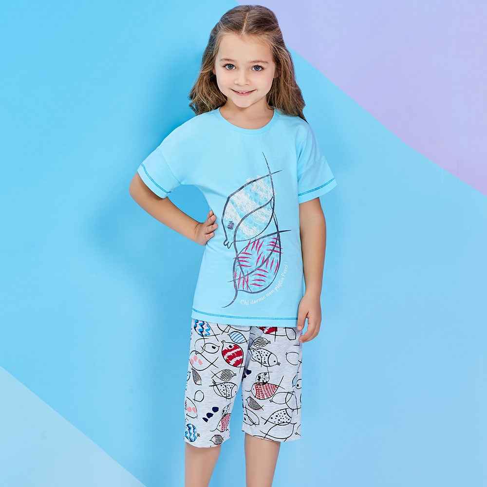 Roly Poly RP1265 Çocuk Kapri Takımı Mavi