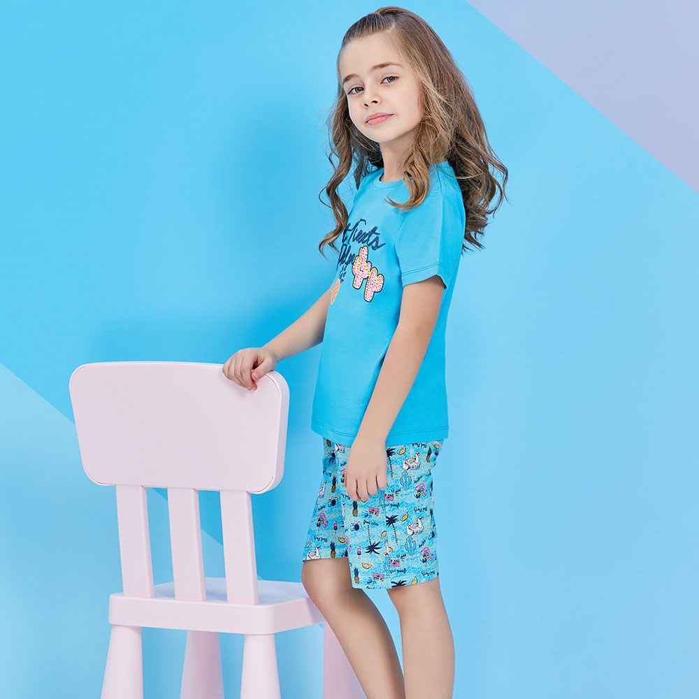 Roly Poly RP1269 Çocuk Bermuda Takımı Turkuaz