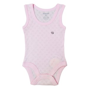 Bebengo Jakarlı Bebek Atlet Body 6874 Pembe