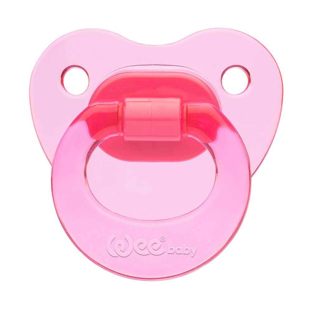 Wee Baby 112 Akide Gövdeli Damaklı Emzik No:2 Pembe