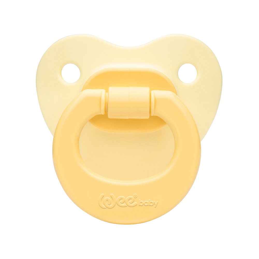 Wee Baby 819 Mat Gövdeli Damaklı Emzik No:2 Sarı