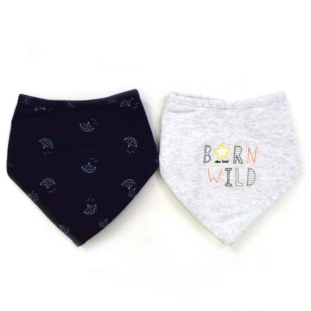 İdil Baby 10260 2'li Fular Mama Önlüğü Gri