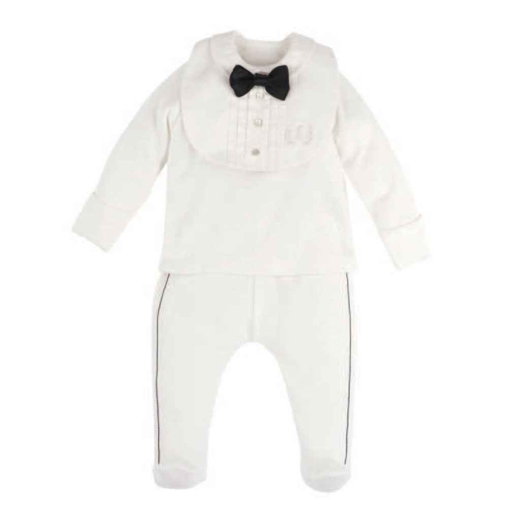 İdil Baby 10552 Bebek Zıbın Takım Krem