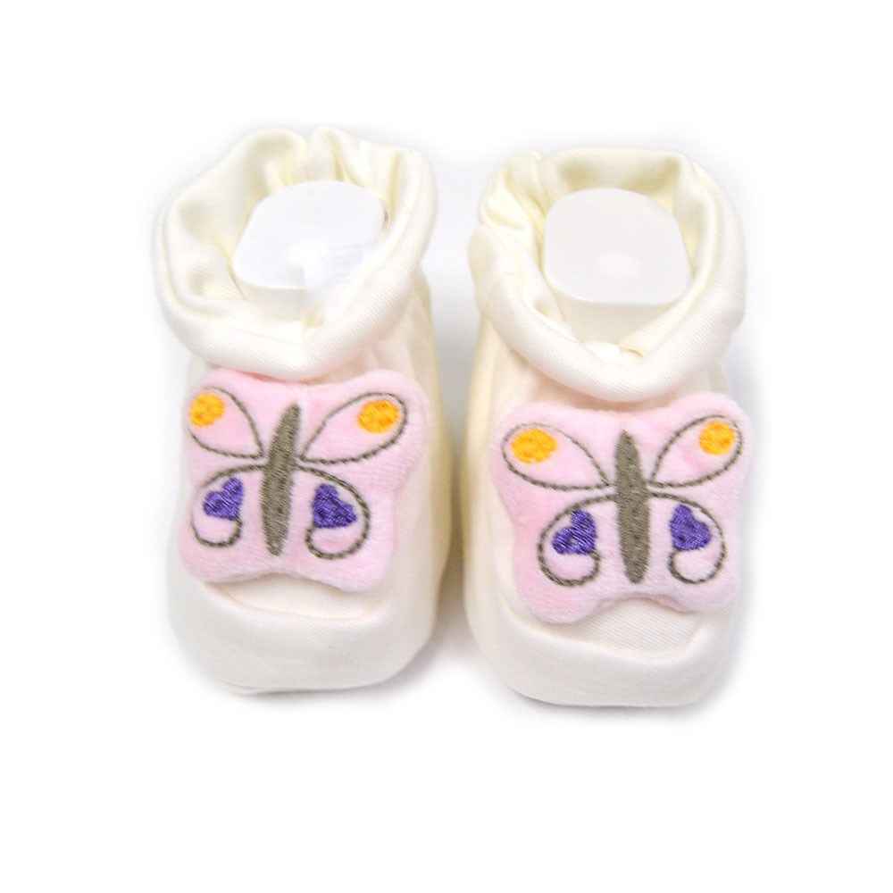 Bebbemini 1407 Bebek Patiği 0-3 Ay Krem