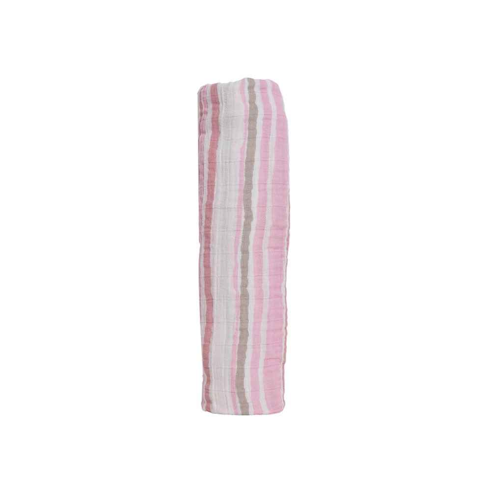 Momeasy Tekli Müslin Örtü 100x120 Pembe